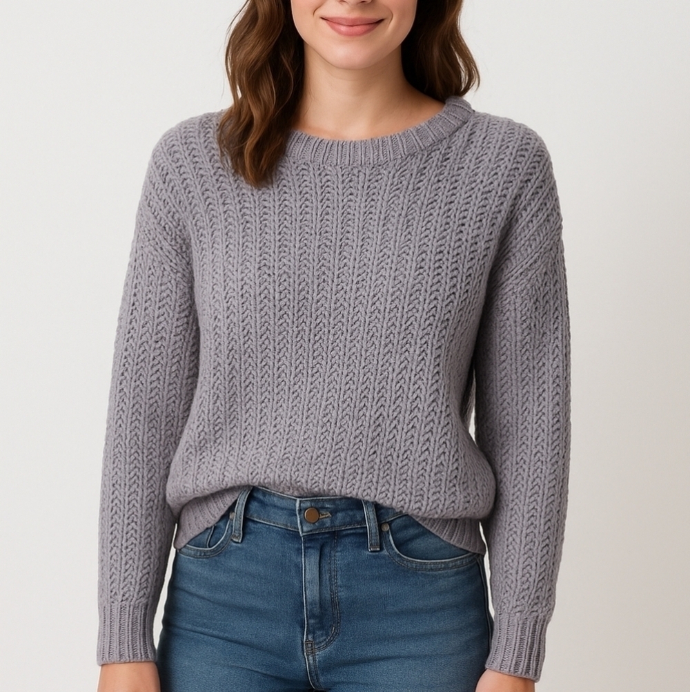 Philosophy Knitted Grey Sweater